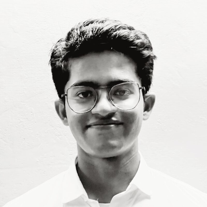 Black and white portrait of Hubban Khan.