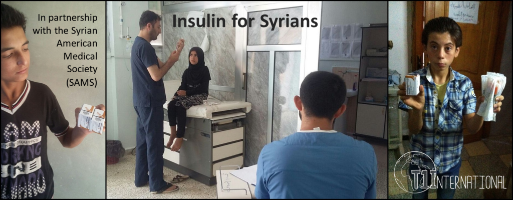 Insulin for Syrians children