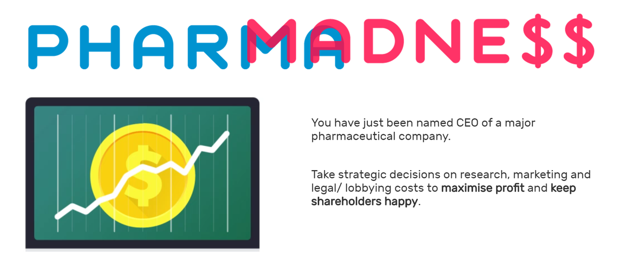 Pharmadness: Your Chance to be a Pharma Company CEO