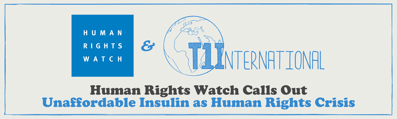 Press Release: Human Rights Watch Calls Out Unaffordable Insulin as Human Rights Crisis